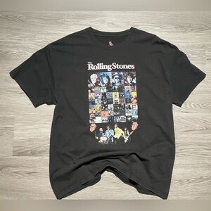 Vintage Rolling Stones Black album art Graphic T-Shirt mens XL made
